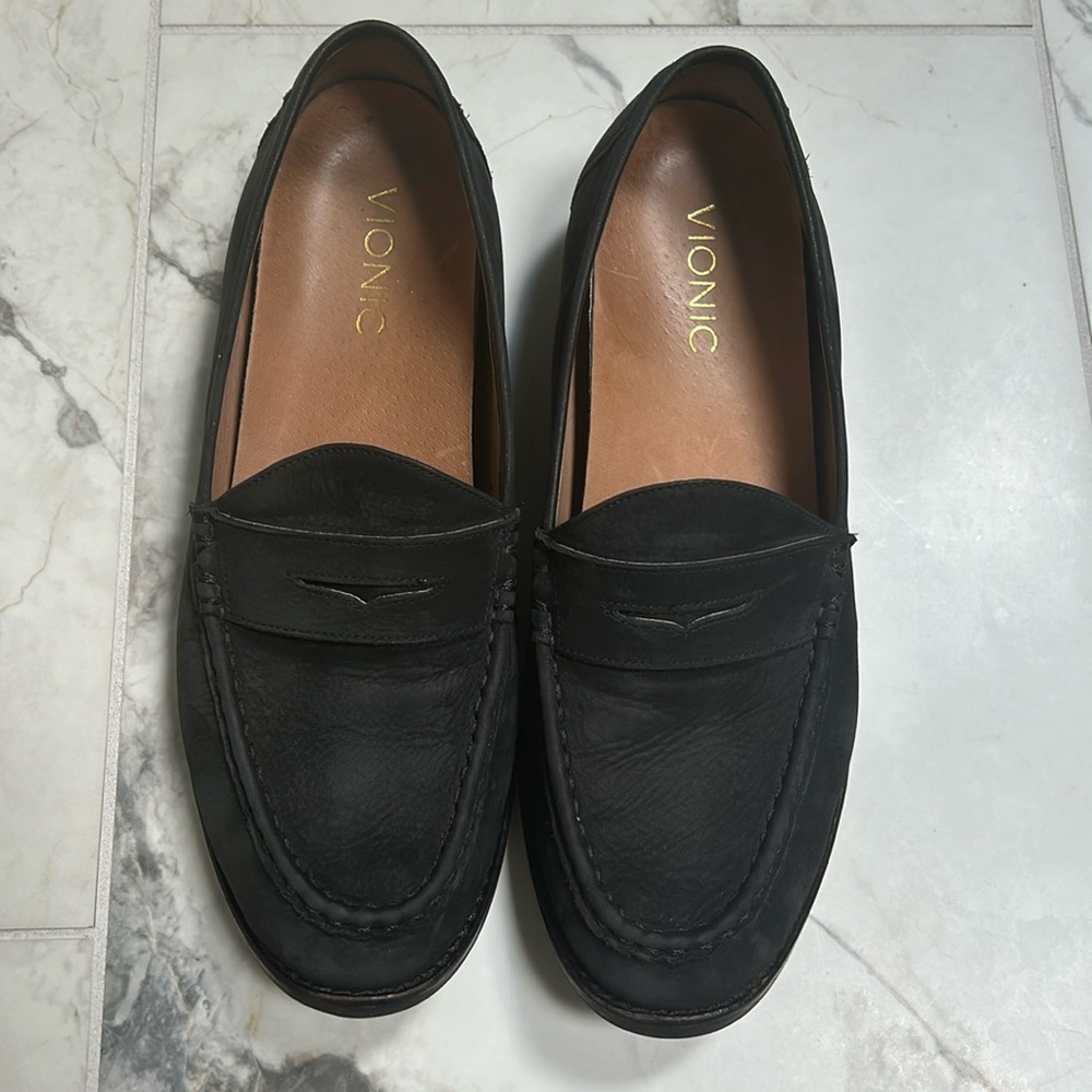 Vionic Loafer Black suede